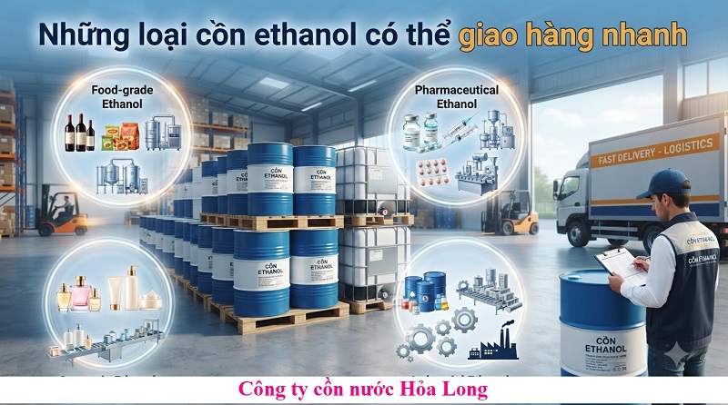 Cồn Ethanol Giao Hàng Nhanh – Giải Pháp Cung Ứng Ổn Định Cho Doanh Nghiệp